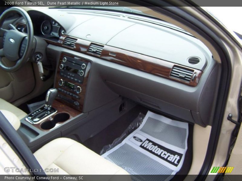 Dune Pearl Metallic / Medium Light Stone 2008 Ford Taurus SEL