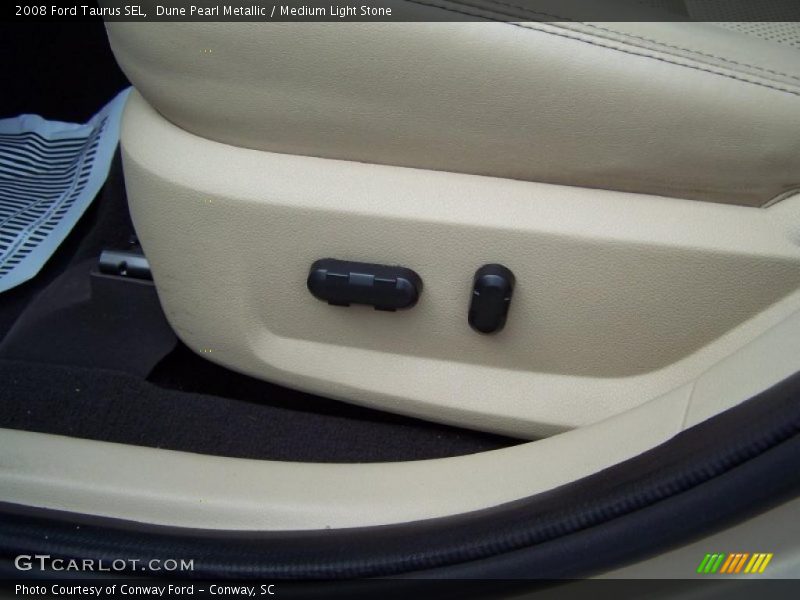 Dune Pearl Metallic / Medium Light Stone 2008 Ford Taurus SEL
