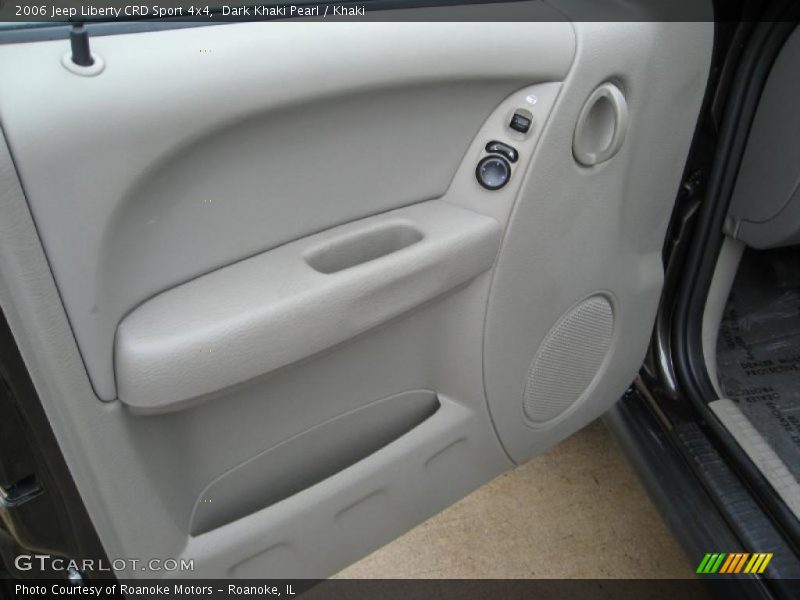 Dark Khaki Pearl / Khaki 2006 Jeep Liberty CRD Sport 4x4