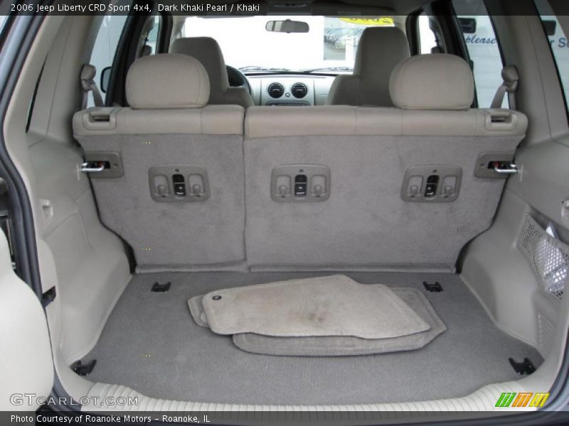 Dark Khaki Pearl / Khaki 2006 Jeep Liberty CRD Sport 4x4