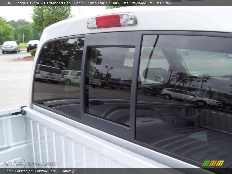 Bright Silver Metallic / Dark Slate Gray/Medium Slate Gray 2008 Dodge Dakota SLT Extended Cab