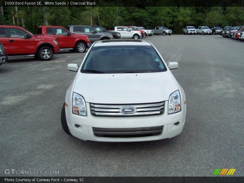 White Suede / Charcoal Black 2009 Ford Fusion SE