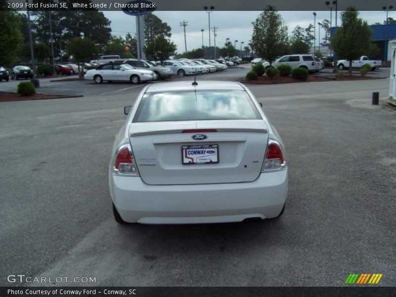 White Suede / Charcoal Black 2009 Ford Fusion SE