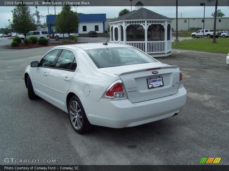 White Suede / Charcoal Black 2009 Ford Fusion SE