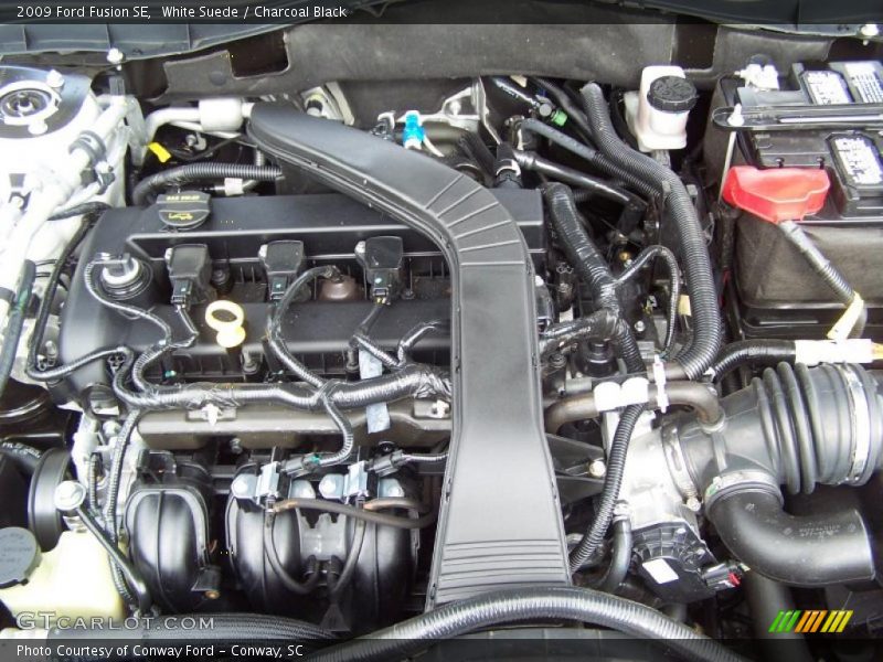 White Suede / Charcoal Black 2009 Ford Fusion SE