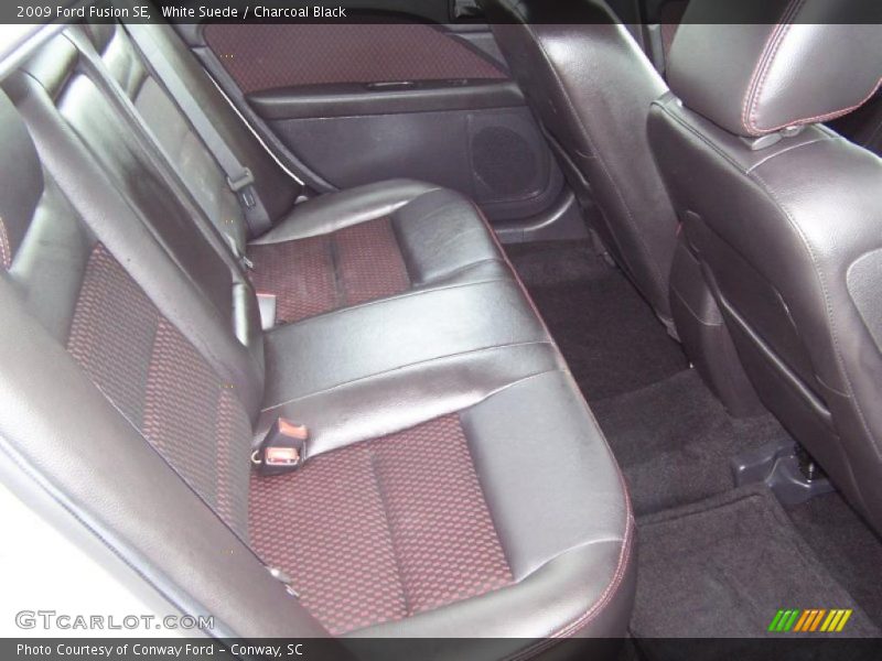 White Suede / Charcoal Black 2009 Ford Fusion SE