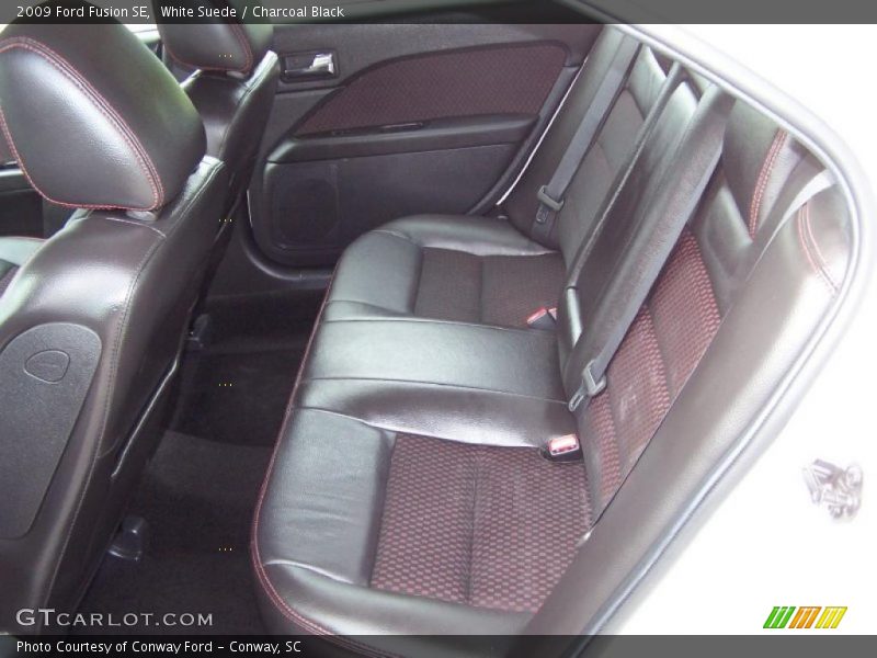 White Suede / Charcoal Black 2009 Ford Fusion SE