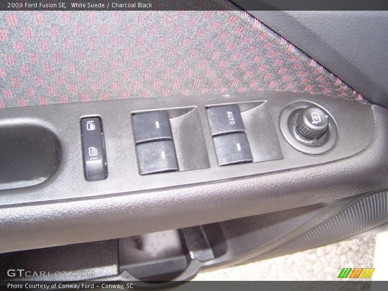 White Suede / Charcoal Black 2009 Ford Fusion SE