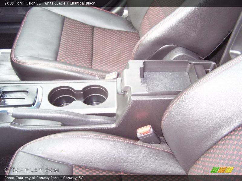 White Suede / Charcoal Black 2009 Ford Fusion SE