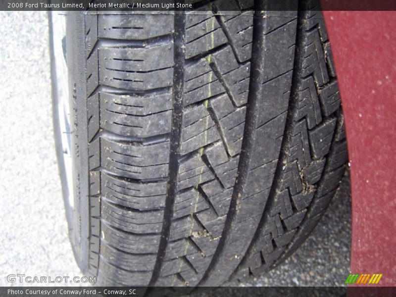 Merlot Metallic / Medium Light Stone 2008 Ford Taurus Limited