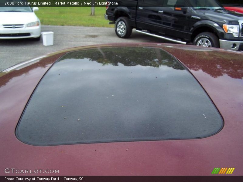 Merlot Metallic / Medium Light Stone 2008 Ford Taurus Limited