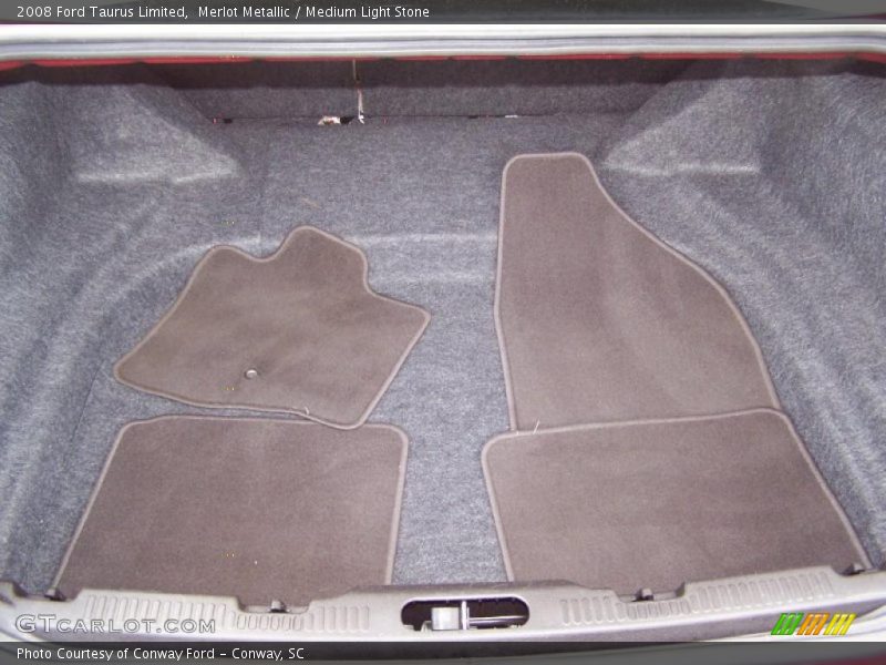 Merlot Metallic / Medium Light Stone 2008 Ford Taurus Limited