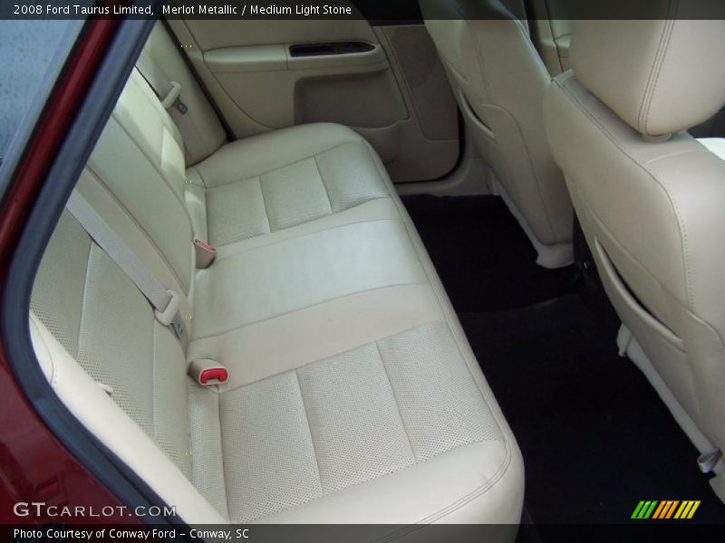 Merlot Metallic / Medium Light Stone 2008 Ford Taurus Limited