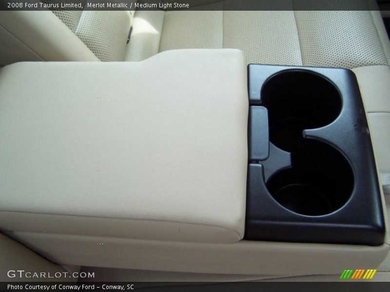 Merlot Metallic / Medium Light Stone 2008 Ford Taurus Limited