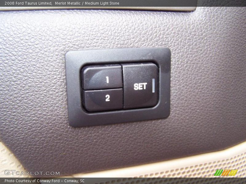 Merlot Metallic / Medium Light Stone 2008 Ford Taurus Limited