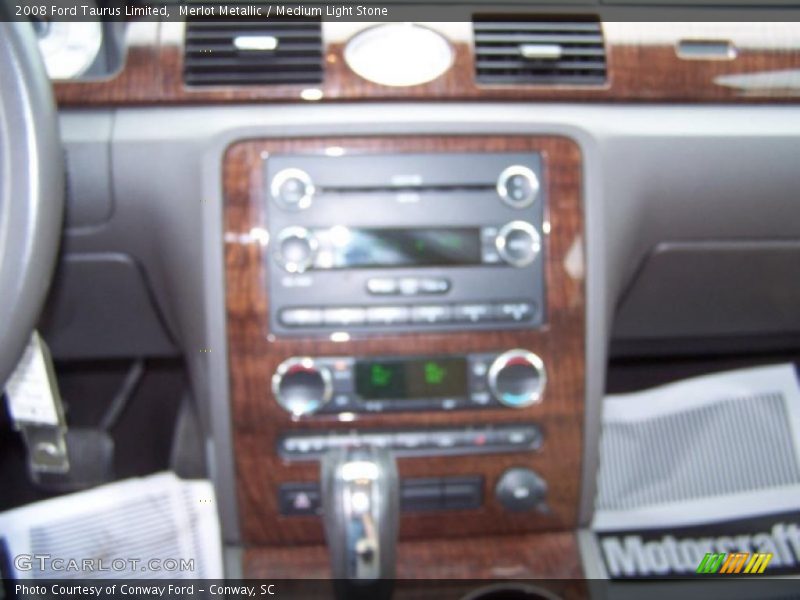 Merlot Metallic / Medium Light Stone 2008 Ford Taurus Limited