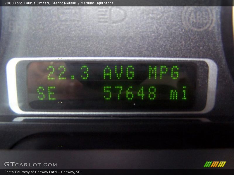 Merlot Metallic / Medium Light Stone 2008 Ford Taurus Limited