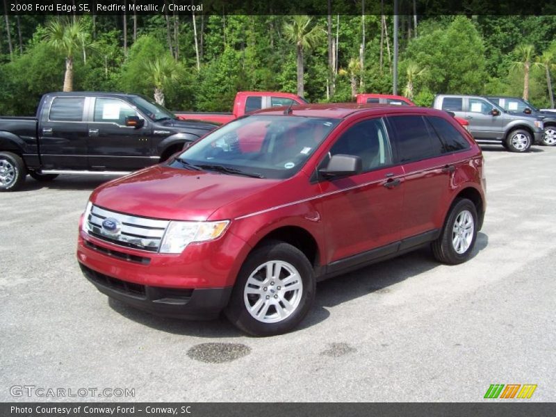 Redfire Metallic / Charcoal 2008 Ford Edge SE
