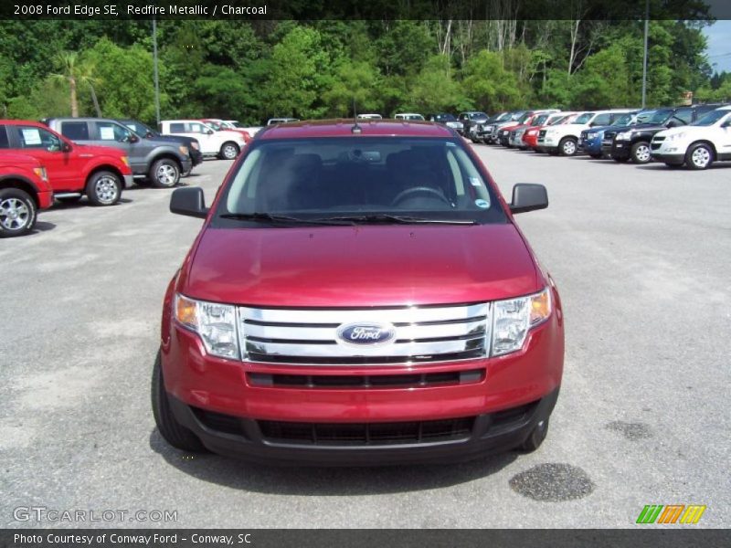 Redfire Metallic / Charcoal 2008 Ford Edge SE