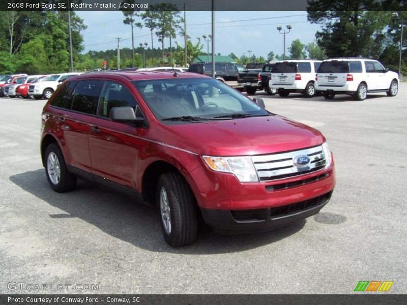 Redfire Metallic / Charcoal 2008 Ford Edge SE