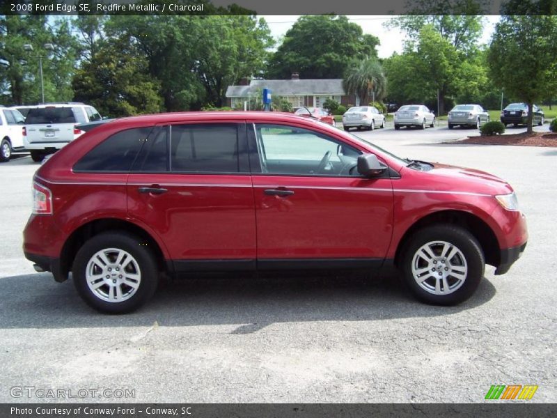 Redfire Metallic / Charcoal 2008 Ford Edge SE