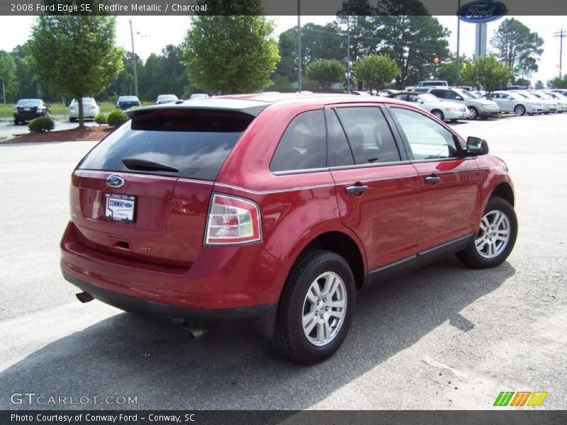 Redfire Metallic / Charcoal 2008 Ford Edge SE