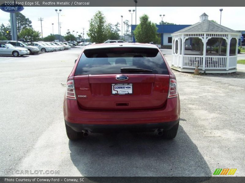 Redfire Metallic / Charcoal 2008 Ford Edge SE