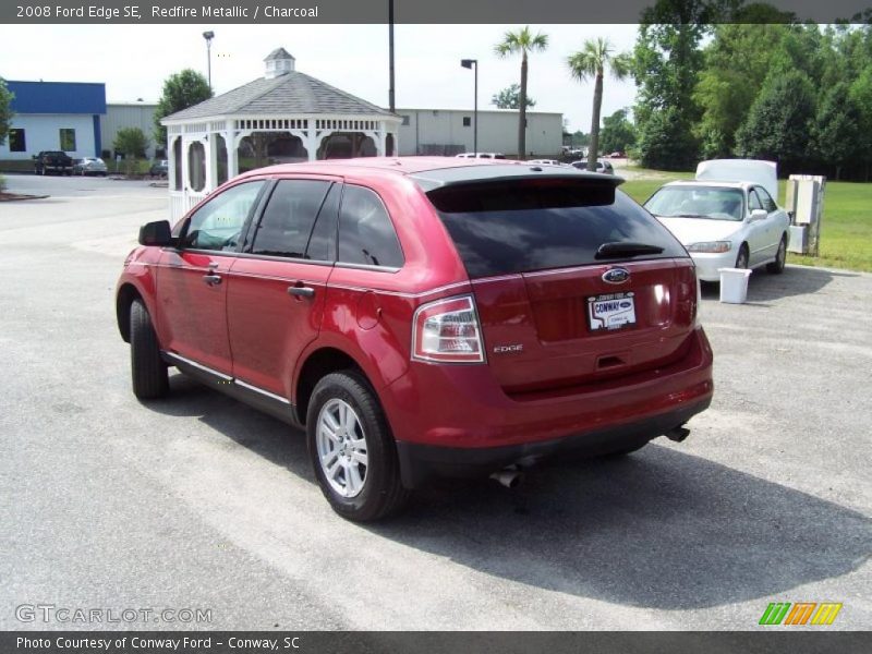 Redfire Metallic / Charcoal 2008 Ford Edge SE
