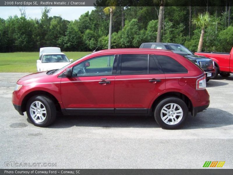 Redfire Metallic / Charcoal 2008 Ford Edge SE