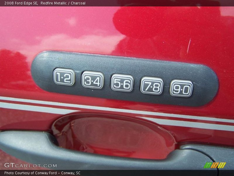Redfire Metallic / Charcoal 2008 Ford Edge SE