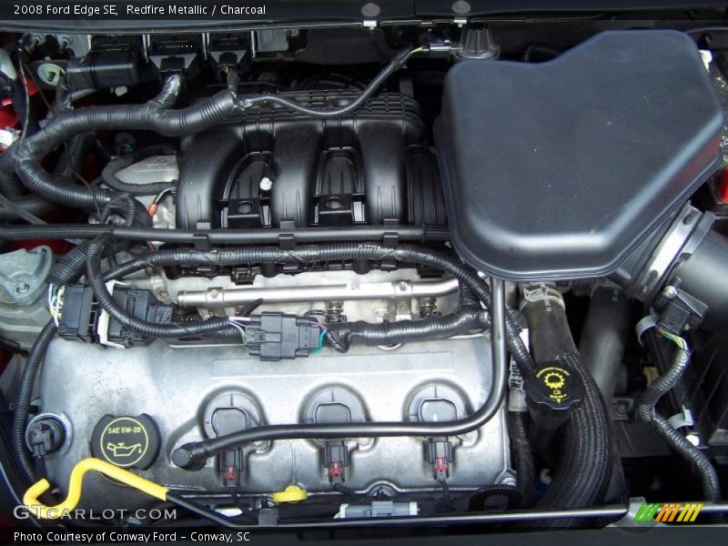 Redfire Metallic / Charcoal 2008 Ford Edge SE