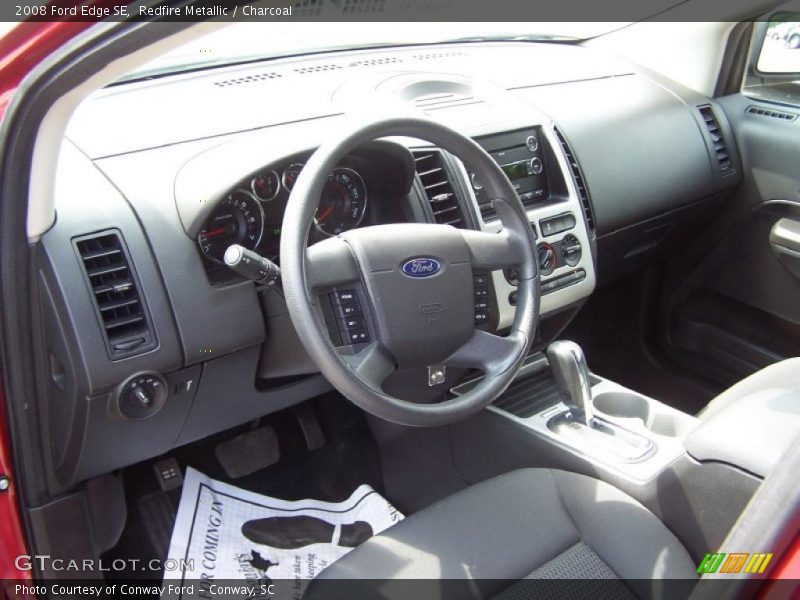 Redfire Metallic / Charcoal 2008 Ford Edge SE