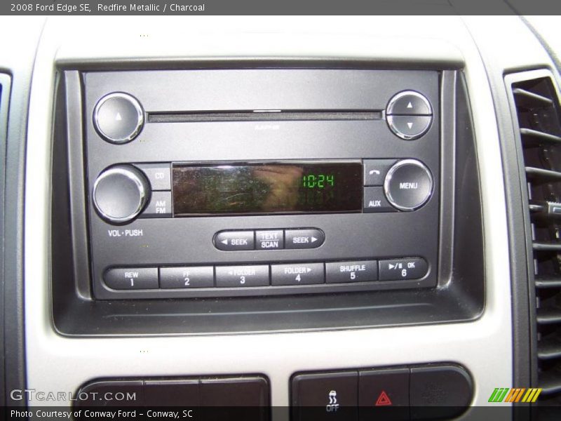 Redfire Metallic / Charcoal 2008 Ford Edge SE