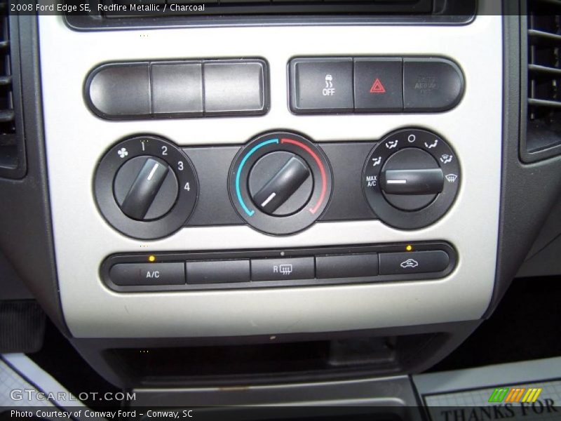 Redfire Metallic / Charcoal 2008 Ford Edge SE