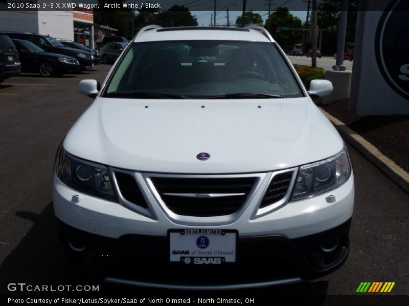 Arctic White / Black 2010 Saab 9-3 X XWD Wagon