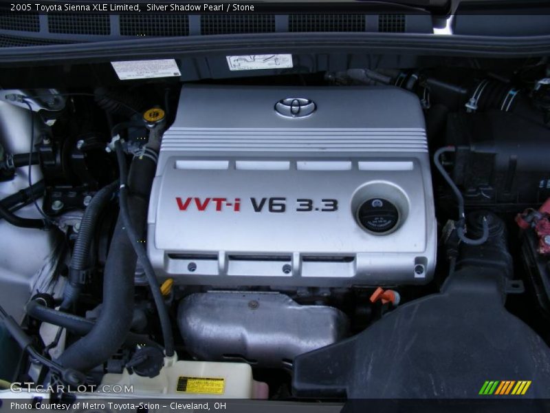 Silver Shadow Pearl / Stone 2005 Toyota Sienna XLE Limited