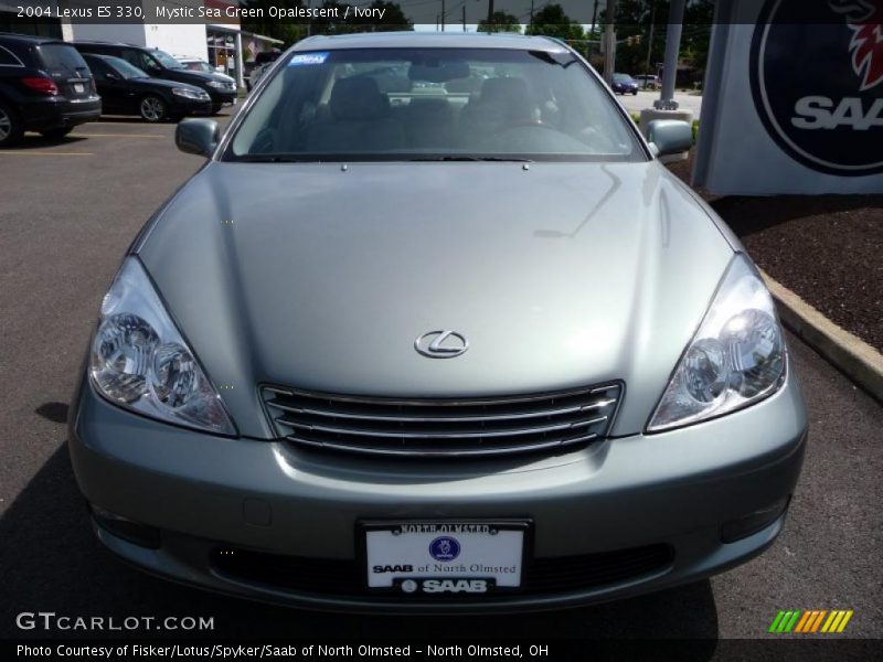 Mystic Sea Green Opalescent / Ivory 2004 Lexus ES 330