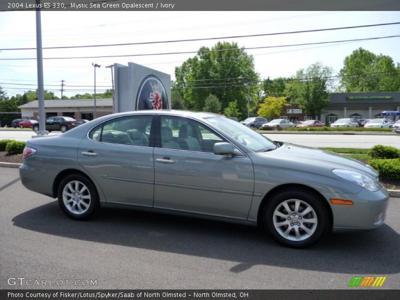 Mystic Sea Green Opalescent / Ivory 2004 Lexus ES 330