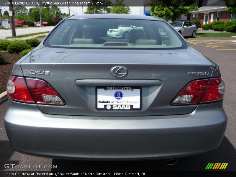 Mystic Sea Green Opalescent / Ivory 2004 Lexus ES 330