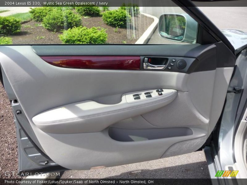 Mystic Sea Green Opalescent / Ivory 2004 Lexus ES 330