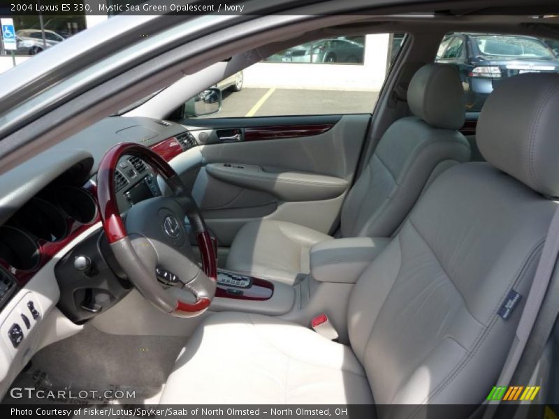 Mystic Sea Green Opalescent / Ivory 2004 Lexus ES 330