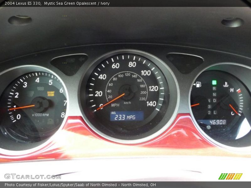 Mystic Sea Green Opalescent / Ivory 2004 Lexus ES 330