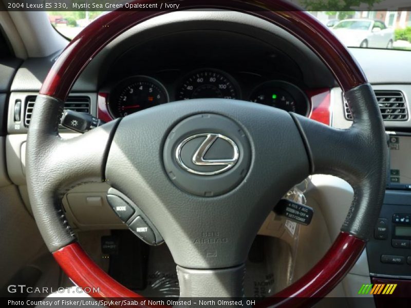 Mystic Sea Green Opalescent / Ivory 2004 Lexus ES 330