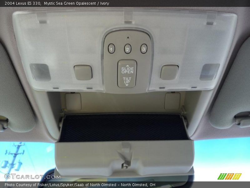 Mystic Sea Green Opalescent / Ivory 2004 Lexus ES 330