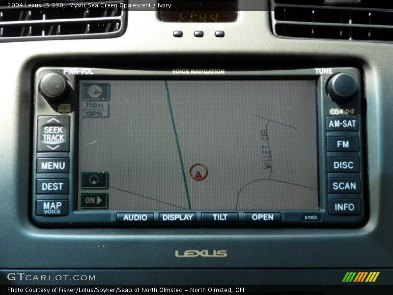 Mystic Sea Green Opalescent / Ivory 2004 Lexus ES 330