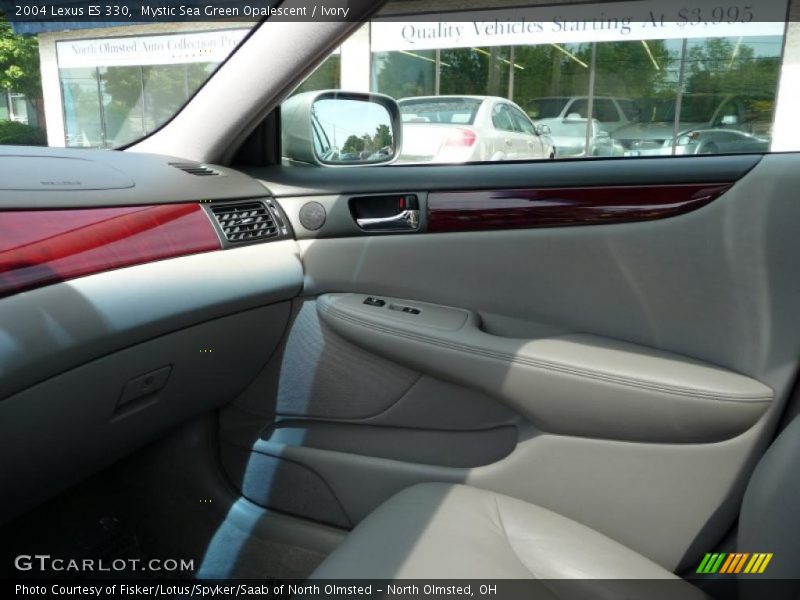 Mystic Sea Green Opalescent / Ivory 2004 Lexus ES 330