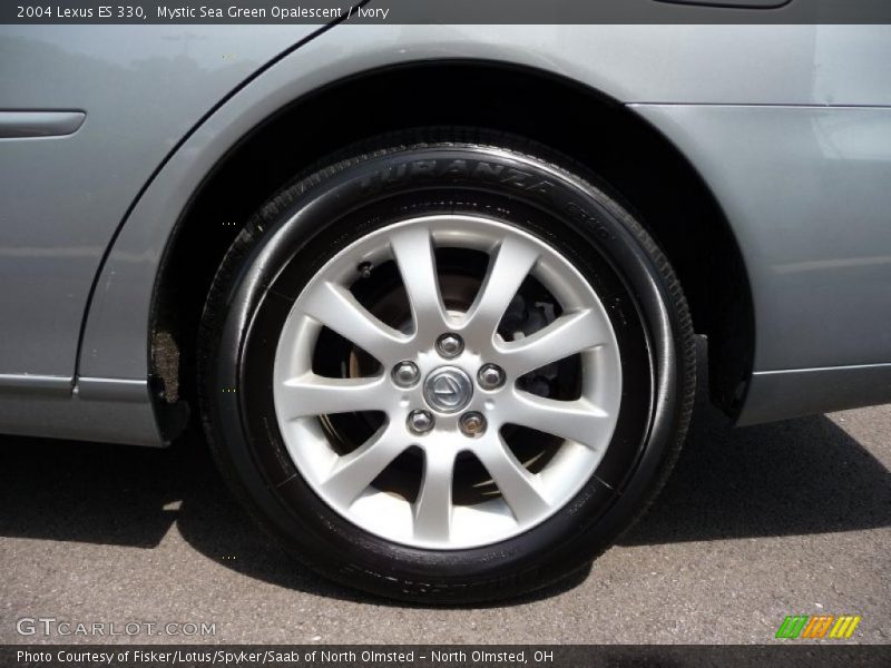 Mystic Sea Green Opalescent / Ivory 2004 Lexus ES 330
