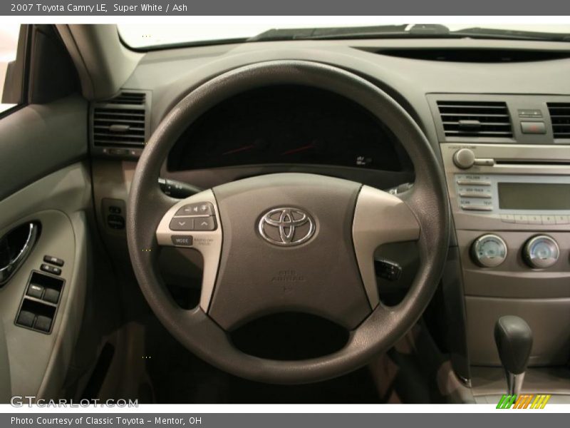 Super White / Ash 2007 Toyota Camry LE