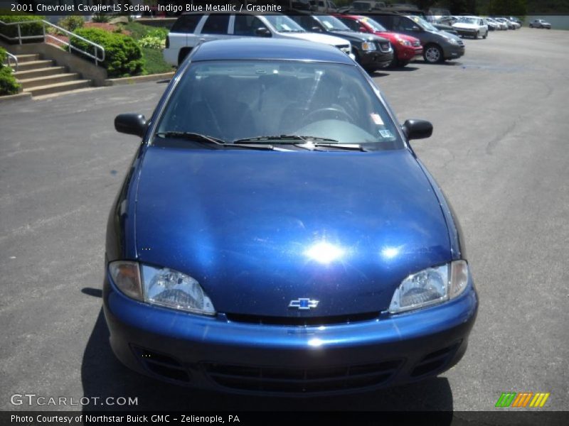 Indigo Blue Metallic / Graphite 2001 Chevrolet Cavalier LS Sedan