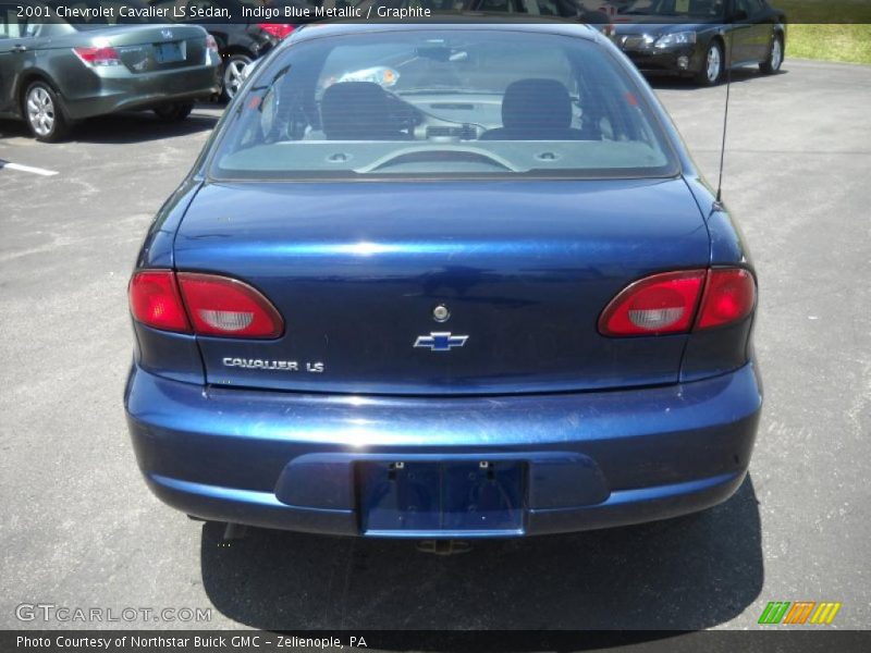 Indigo Blue Metallic / Graphite 2001 Chevrolet Cavalier LS Sedan